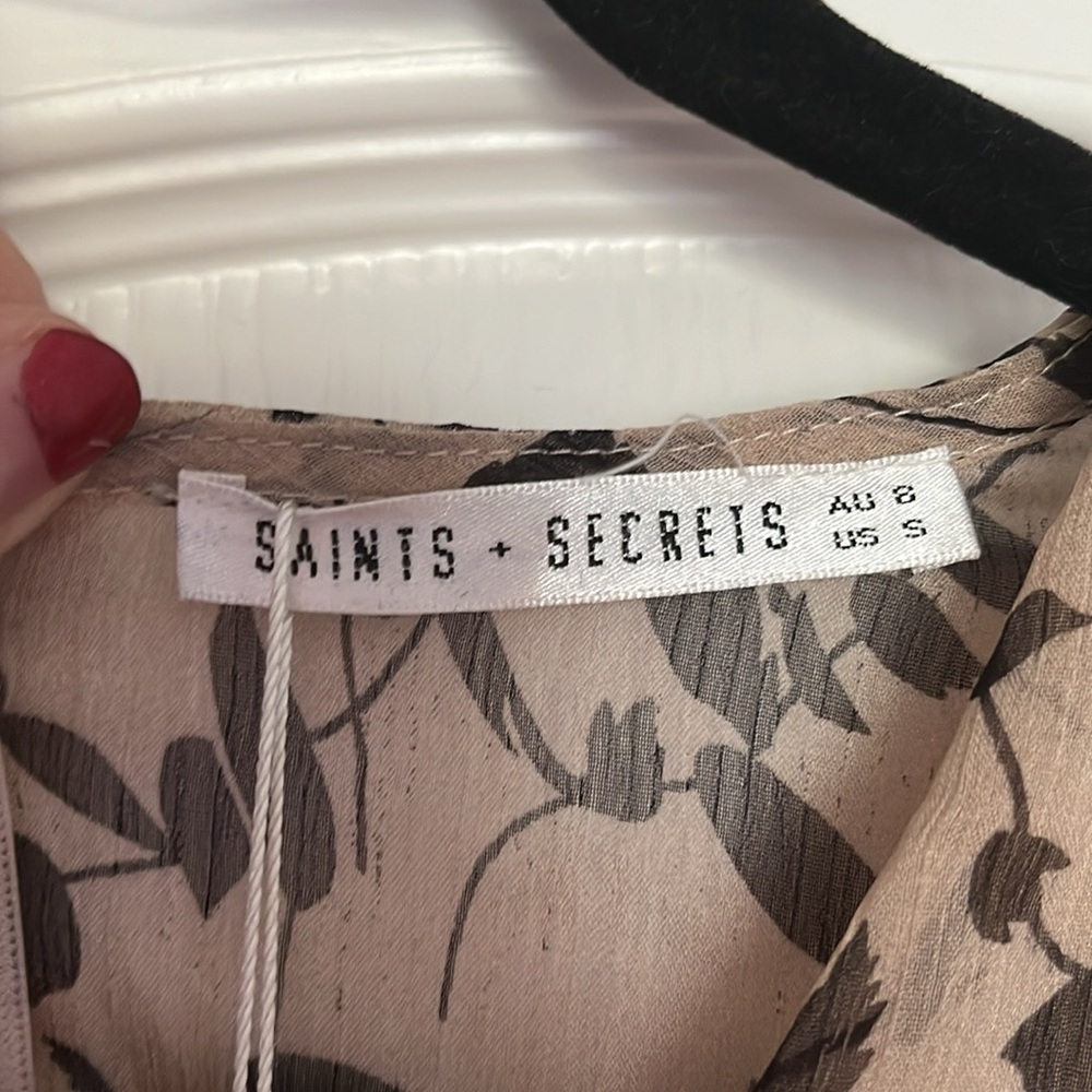 Saints + Secrets Ruffle Dress - Picture 2 of 3